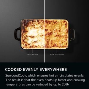 AEG Double Oven – Stainless Steel, 6000 Series