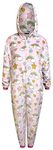 Unicorn Onesie Womens Comfy Pyjamas Mens Soft Sleepsuit Gifts for Ladies Animal Jumpsuit Dress Up Costume (L, Plain - Rainbow Stars)
