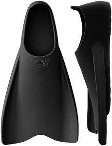 W WSTOO Streamlined Swimming Fins, Training Short Flippers, Silicone Flippers for Kids Adults Men and Women for Snorkeling and Diving