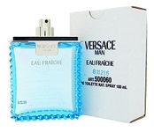 Versace Man Eau Fraiche Cologne by Gianni Versace for Men. Eau De Toilette Spray 3.4 Oz Tester.