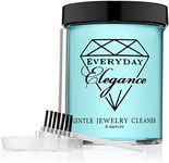 Gentle Cleaner Liquid Solution for Fine & Fashion Jewelry | Gold, Silver, Pearl & Porous Stone Cleaning | 6 Ounce Jar