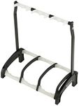 K&M Stands 17513-Black-TRANSL Three Guitar Stand Guardian 3 for Acoustic and Electric