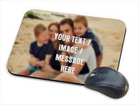 Personalised with your own Text/Image/Any Name themed Funny Mouse pad Desk accessory Gift.