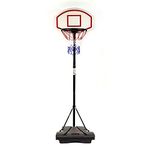 URBN-TOYS Outdoor Free Standing Portable Adjustable Basketball Hoop & Net Set