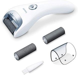 Beurer MP 28 Electric Callus Remover, 3 Different Grinding Attachments, LED Light, Includes Cleaning Brush, for Comprehensive Foot Care
