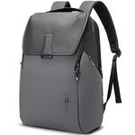 BANGE Men's Backpack, Smart Travel Backpacks, Waterproof Laptop Backpack Fits 15.6 Inch for Men and Women, Grey, Medium, Style