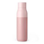 LARQ Bottle PureVis - Self-Cleaning and Insulated Stainless Steel Water Bottle with Award-winning Design and UV Water Sanitizer, 17oz, Himalayan Pink