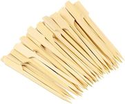 Hysagtek 400 Pieces Bamboo Skewers Toothpicks 3.5 Inches Cocktail Picks for Appetizer Picks Wooden Bamboo Skewers Toothpicks for Cocktail, Appetizers, Fruit, Sandwich, Barbeque Snacks