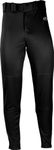 Rawlings Boys Launch Series Baseball Pant | Jogger Fit | Youth Sizes | Solid Color Options Black