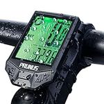 PRUNUS Cycle Computers Wireless,Waterproof Bike Computer with 20 Functions, Bike Speedometer with Auto on /off for Outdoor & Indoor Tracking