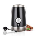 DR MILLS DM-7445 Electric Dried Spice and Coffee Grinder, Blade & Cup Made with SUS304 Stainless Steel