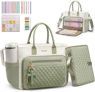 LOVEVOOK Large Bible Bag with Bible Cover Case for Women, Bible Tote Bag