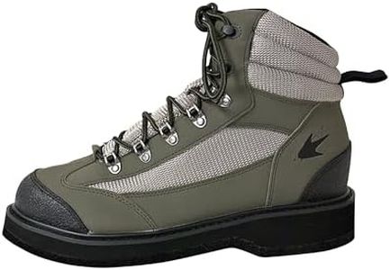 Frogg Toggs Hellbender Wading Shoe, Mens, Rain Suit, 251249, Green/Silver/Black, 12