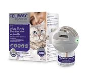 FELIWAY Optimum Starter Kit, Promotes Calmness AND Harmony in Cats & Kittens, VHP Registered NN.P5V2, includes 1 Diffuser 1 Refill, Lasts 30 Days, Cat Calming Pheromones, 48ml