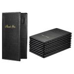 PATIKIL Check Book Server, 10 Pcs Guest Books Restaurant Holder for Bill Ticket Commercial Tip Card Receipt Bar Supplies