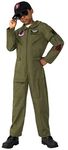 Rubies Costume (Canada) 702102_M Child's Top Gun Maverick Deluxe Flight Suit, Medium