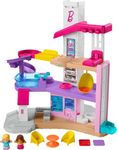 ​Barbie Little DreamHouse by Fisher-Price Little People - English & French, Interactive playset with Lights, Music, Figures and Play Pieces