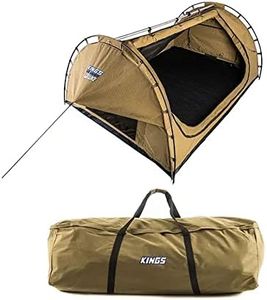 Kings Double Swag Portable Camping Dome Tent 2.1 x 1.5 m Height 1 m + Polyester Bag 150 x 43 x 40 cm for Swag Water and dust Resistant