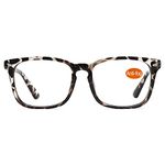 TIJN Blue Light Blocking Glasses for Women Men Clear Frame Square Nerd Eyeglasses Anti Blue Ray Computer Screen Glasses