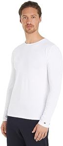 Tommy Hilfiger Mens 3p Tee Um0um03022 L/S T-Shirts, White/White/White, M UK