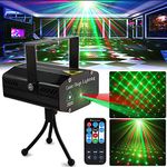 Party Lights,Disco DJ Lights Rave Stage Lighting Projector Effect Sound Activated Flash Strobe Light with Remote Control for Parties Home Show Bar Club Birthday KTV DJ Pub Karaoke Christmas Holiday