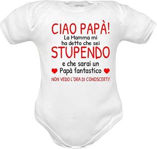 body neonato Papà Stupendo e fantastico Mamma stupenda e meravigliosa regalo nascita