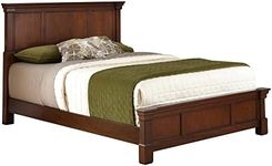 The Aspen Rustic Cherry Queen Bed b