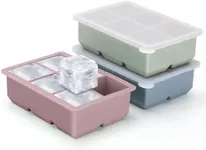 Excnorm Silicone Ice Cube Trays 3 P