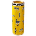 HOZUSO Umbrella Racks Porcelain Ceramic Umbrella Stand Umbrella Holder Modern Style Floor Vase for Storaging Canes Walking Sticks for Entryway Indoor