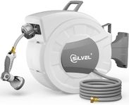 SILVEL Retractable Garden Hose Reel