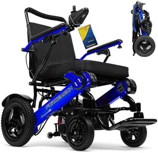 Forcemech Electric Wheelchairs for Adults Lightweight Foldable 2026 New Model Navigator Pro - Power Motorized Wheelchair Airline Approved All Terrain 18 Miles, Electric Wheelchair 400 Lbs Capacity
