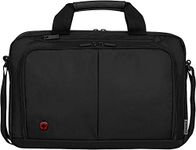 Wenger Source 14 Briefcase, Laptop Bag over Shoulder, Fits up to 14″ Laptop, up to 10″ Tablet, 5 l, Unisex, Ideal for Office Business Uni School, Black