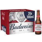 Budweiser Beer, 20 x 300ml