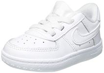 Nike Force 1 Crib Walking Shoe, White, 2.5 UK