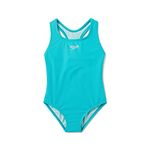 Speedo Girl's Swimsuit One Piece Closed Racerback - Scuba Blue, Size 7