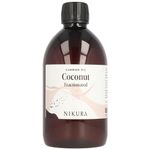 Nikura Coconut Oil (Fractionated) - 500ml | For Skin, Hair Care, Soap Making, Body and Face | Moisturising, Hydrating & Nourishing | Vegan & UK Made | BPA Free