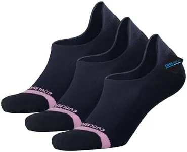 BRISIRA Bamboo Viscose Coolmax Running Golf No Show Socks Womens Wicking Performance Low Cut Tab Athletic