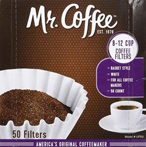 Mr. Coffee 8-12 Cup Coffee Filters 50 Pack (2 Count - 100 Total Filters)