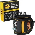 Dura-Gold Magnetic Wristband Tool Belt - Nylon Wrist Strap, Powerful Magnets for Holding Fasteners, Screws, Nails, Nuts, Bolts, Drill Bits - Mechanic, Construction, DIY Gadget, Birthday Gift Men, Dads