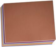 School Smart 1485740 Railroad Board, 4-ply Thickness, 22" x 28", Assorted Color (Pack of 100)