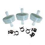 HURI Fuel Filter Replaces Briggs & Stratton 4112/394358 394358S Fuel Filter 75 Micron Toro 56-6360 AM38708 Pack of 3