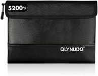 QLYNUDO 5200℉ Fireproof Document Bag, Fireproof Money Bag for Cash, Fireproof Pouch for Important Documents and Valuables, 11x7.7 Inch