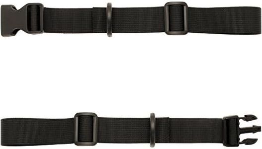 CampTeck U6839 Adjustable Chest Strap, for Backpack and Rucksacks - Replacement Nylon Chest Harness, Secures Shoulders Straps When Hiking, Running, Outdoor Activities, Heavier Contents - Black