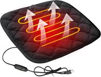 Portable USB Heating Car Seat Cushion Heated Seat Cover Anti Fatigue USB Heated Seat Warmer for Car Seat Office Chair Home Seat Stadium Bleachers Seat Camping Indoor Outdoor Activity