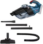 Bosch Professional 18V System Cordless Handheld Vacuum Cleaner GAS 18V-1 (incl. with suction pipe, crevice nozzle, carpet nozzle, 1 litre container volume, without battery/charger)