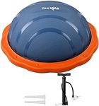 Yes4All Premium Half Ball Balance Trainer/Half Balance Ball Trainer – Half Ball Exercise Balance Trainer for Core Training & Balance Workout (Dark Blue/Orange)