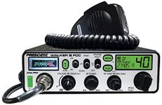 President Walker III FCC AM/FM CB Radio, USB Charging Socket, Roger Beep, Mic Gain, Scan/Scan Skip, 2 Programmable Priority Channels, Talkback Function, Weather Channel, 40 Channels