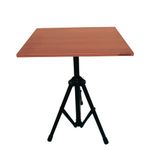 Tripod Height Adjustable Table for Standing Work : Useful for Home : Office : Laptop : Multipurpose :Height- 85Cms - 134Cms (Large)
