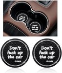 Ziciner 2 Pack Bling Car Cup Holder