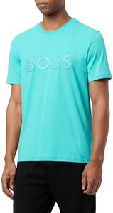 BOSS Té 1 Camiseta, Open Green367, L para Hombre